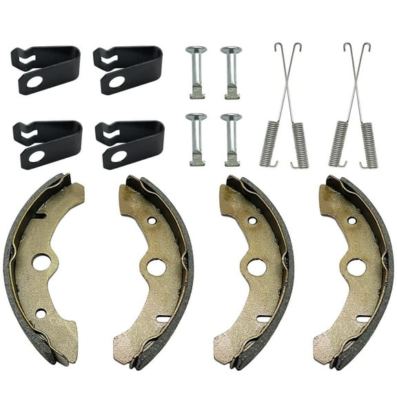 M MATI Front Brake Shoes Springs Pins for Yamaha Big Bear 350 Kodiak 400 YFM350 YFM400 1989-1998