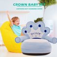 thumbnail image 4 of Funda de sofá para bebé Crown Learn To Sit Funda de asiento de felpa sin relleno (azul claro) Tmvgtek Para estrenar, 4 of 6