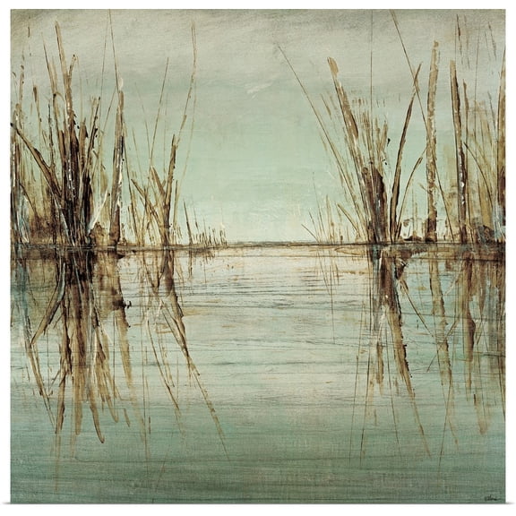 Great BIG Canvas | Rolled Randy Hibberd Poster Print entitled Blue Tranquility I