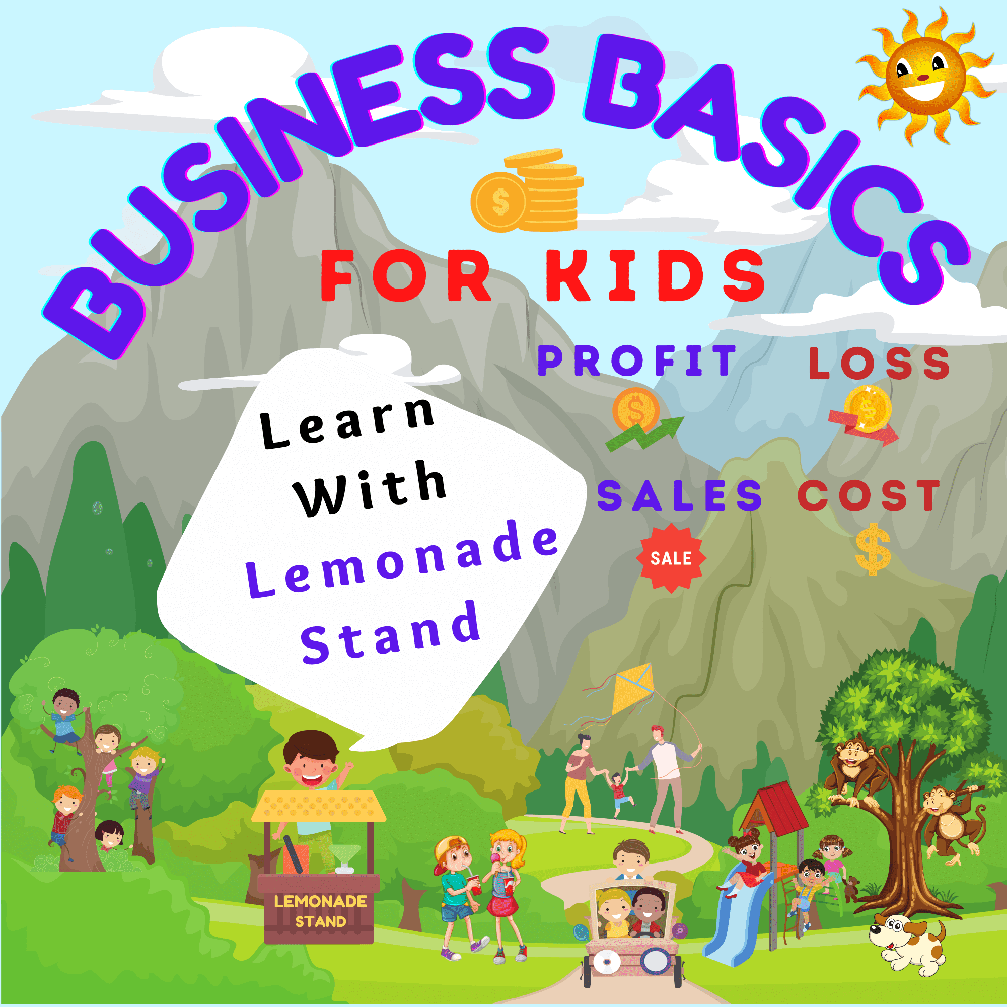 Business Basics for Kids Learn with Lemonade Stand Profit and Loss