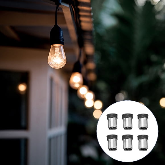 SWETRACE 8pcs Lamp Socket Convert Adapter Lamp Holder Converter Black Plastic Simple Design for Table Lamp