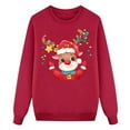 thumbnail image 3 of Gyexs Family Christmas Shirts - Family Christmas Shirts Matching Sets, Cartoon Print Trendy O-Neck Xmas Shirts Breathable Winter Clothes (Kid, Red, 2-3 Years), 3 of 5