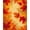 Red, Pattern 7, variant on ODIKA 4' x 6' Machine Washable Non-Slip Area Rug, Autumnal leaf High Traffic Rug, Orange, 276697