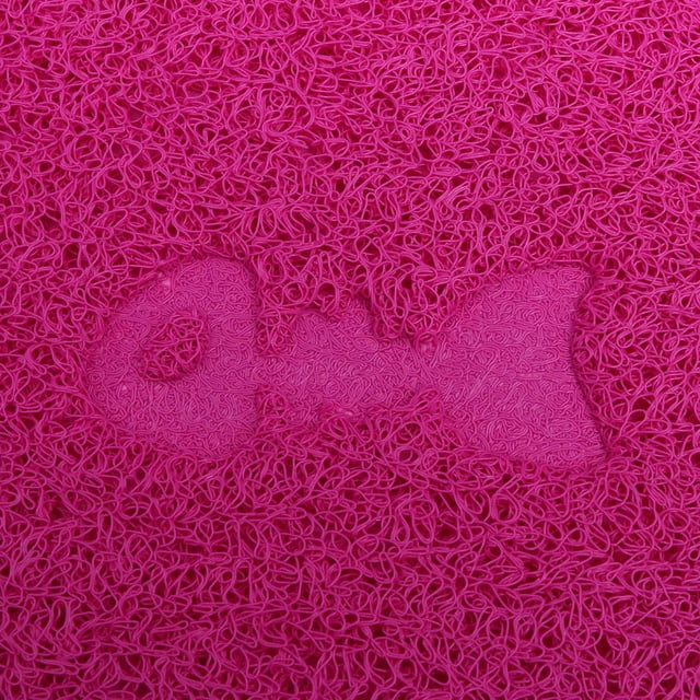 unbranded Tapete Para Caja De Arena De Mascotas En PVC Con Antideslizante Y Compacto Rosado