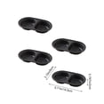 thumbnail image 3 of Bandejas para condimentos con compartimentos | Recipientes multicompartimento para salsas, condimentos y aperitivos | Recipiente de plástico con compartimentos para salsa de soja, mostaza o vinagre, 3 of 6