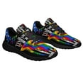 thumbnail image 6 of LGBT Pride Eagle We The People Means Everyone Shoes Sneakers for Women Men Black Size 9.5, 6 of 7