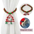 thumbnail image 3 of 2 PCS Christmas Curtain Tieback Buckle, Beaded Curtain Tiebacks, Window Decorations Magnetic Curtain Holdbacks for Living Room/Bedroom Holiday Decor, 3 of 6