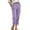 Purple, variant on Womens High Rise Pants Straight Fit Casual Fall Fashion Trouser Pant with Pockets Solid Color Chinos Pants (XL, Purple)
