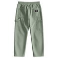 thumbnail image 5 of vdgthytj Mens Casual Pants Straight Leg Loose Fitted Ribbed Fall Winter Loungewear Corduroy Trousers with Pockets(XX-Large,Green), 5 of 6