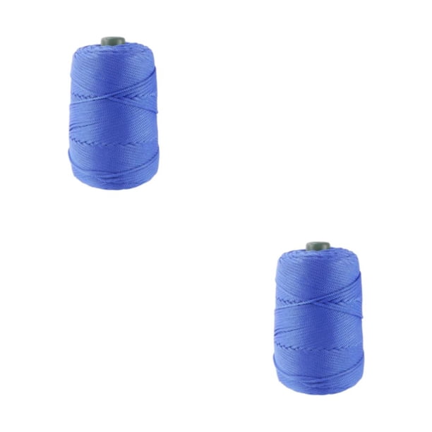 Toystoory Cuerda de hielo inodoro para manualidades, elástica y fina, para sombreros y cojines, hilo de ganchillo 13 azul 2Conjunto