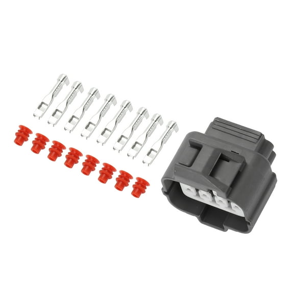 Unique Bargains 8 Pin Auto Waterproof Sensor Connector Plug Waterproof Female Wire Terminal Connector for Honda 1 Set