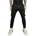 thumbnail image 4 of ORQ Men Side Zipper Taper Leg Pocket Casual Drawstring Pants, 4 of 4