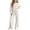 White, variant on Cethrio Girls Outfit Sets Size 7-8 T, Casual Knitted Long Sleeve 2 Piece Girls' Clothing Sets Dark Gray