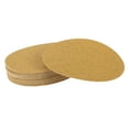 thumbnail image 1 of Discos de lijado Unique Bargains de 9 pulgadas, grano 40, papel de lija redondo con gancho y lazo, papel Kraft amarillo, 25 pcs, 1 of 6
