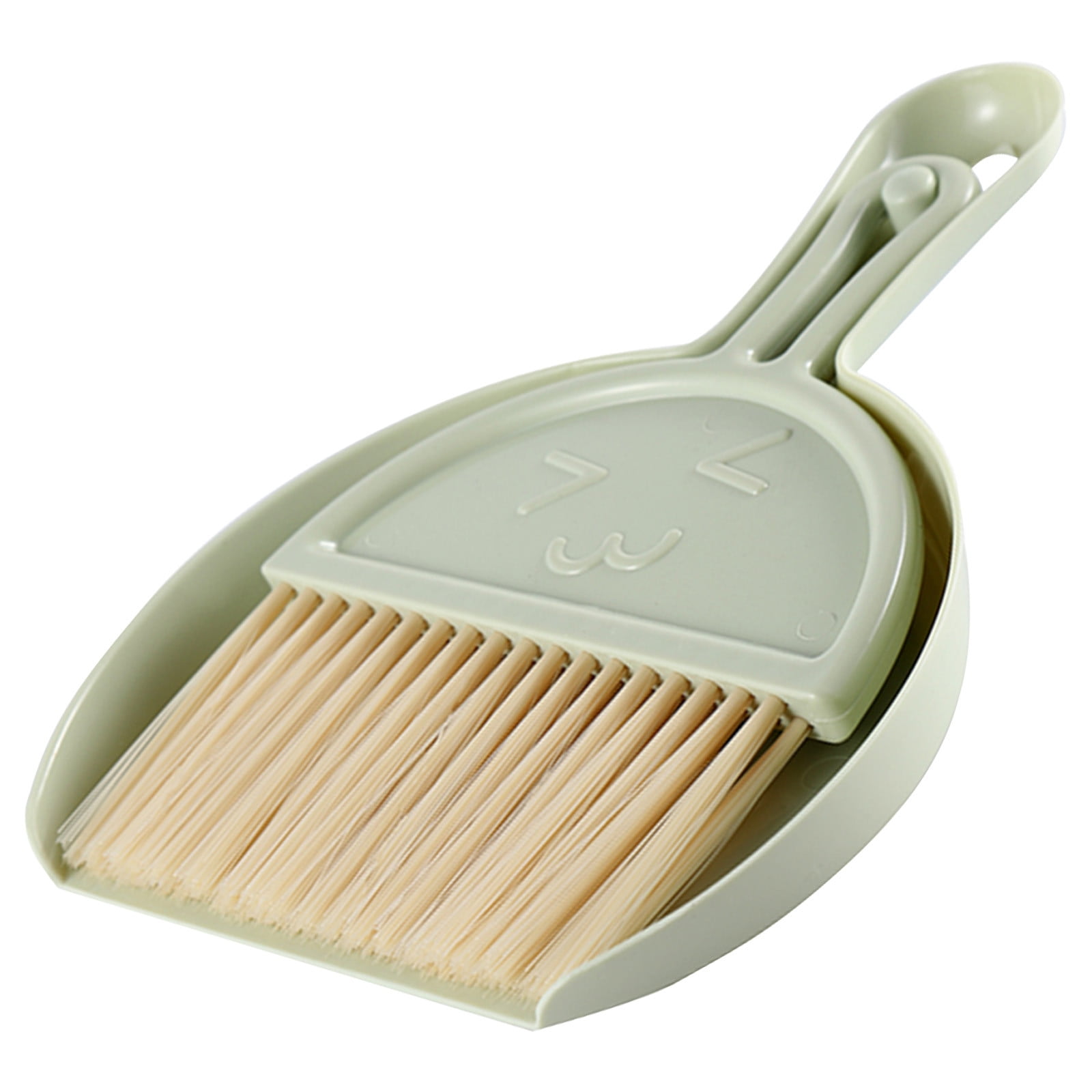 Mini Handy Desktop Keyboard Sweep Dustpan Cleaning Brush Corner Broom Pan F4 