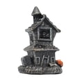 thumbnail image 5 of Halloween Decorations,Lighted Halloween Village Houses With Led Lights, Resin Spooky Town Happy Haunted House For Home And Party Table Desk Mantel,5 Inch, 5 of 5
