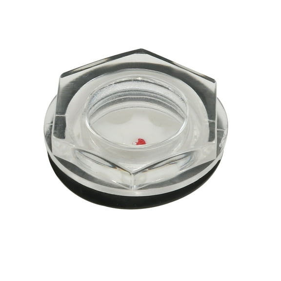 Unique Bargains 27mm Thread Diameter Plastic Air Compressor Liquid Oil Level Sight Glass New