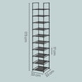 thumbnail image 3 of SONGMICS HOME Shoe Rack, 10-Tier Shoe Shelf Organizer, Shoe Tower, 10 Pairs, for Closet, Entryway, Black, 3 of 9