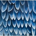 thumbnail image 2 of Atelier B Art Studio 12x12 White Modern Wood Framed Museum Art Print Titled - PLUMAGE BLUE, 2 of 4