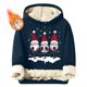 thumbnail image 1 of Sudadera con capucha para hombre, informal, a la moda, con estampado, de manga larga, con bolsillo, de poliéster, 1 of 5