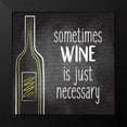 thumbnail image 2 of Allen, Kimberly 20x20 Black Modern Framed Museum Art Print Titled - Sometimes Wine, 2 of 5