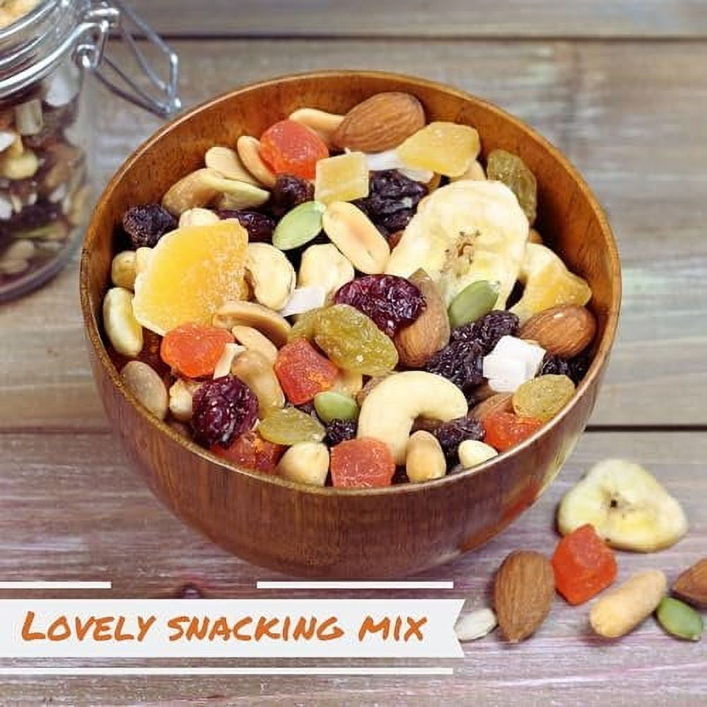 Tropical Mix Trail mix by Its Delish, 10 Lbs Bulk Bag  High Energy Boost Fruit and Nut Healthy Snack Medley with Protein & Vitamins with Mixed Nuts & Dried Fruits Snack  Keto, Vegan, Kosher