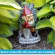 thumbnail image 2 of Beautiful Gift Garden Gnome, Hand-painted Weatherproof Ceramic Lawn Gnome, Makes A Great Gift, 2 of 4