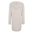 thumbnail image 5 of DHFJKG Women Knit Hooded Long Cardigan Mid-Length Solid Color Open Front Long Sleeve Drop Shoulder With Pocket Coat Fall Winter Soft Stylish Coat, 5 of 5
