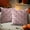 Pink, variant on Decorative Pillow Case, Halloween Themed Two Color Quilted Pumpkin Fabric Slipcover for Indoor Couch Party Ornament