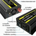 thumbnail image 4 of DC 12V To AC 110/220 Power Inverter Car Voltage Transformer 3000W Digital Power Inverter ,Multiple Protections, 4 of 5