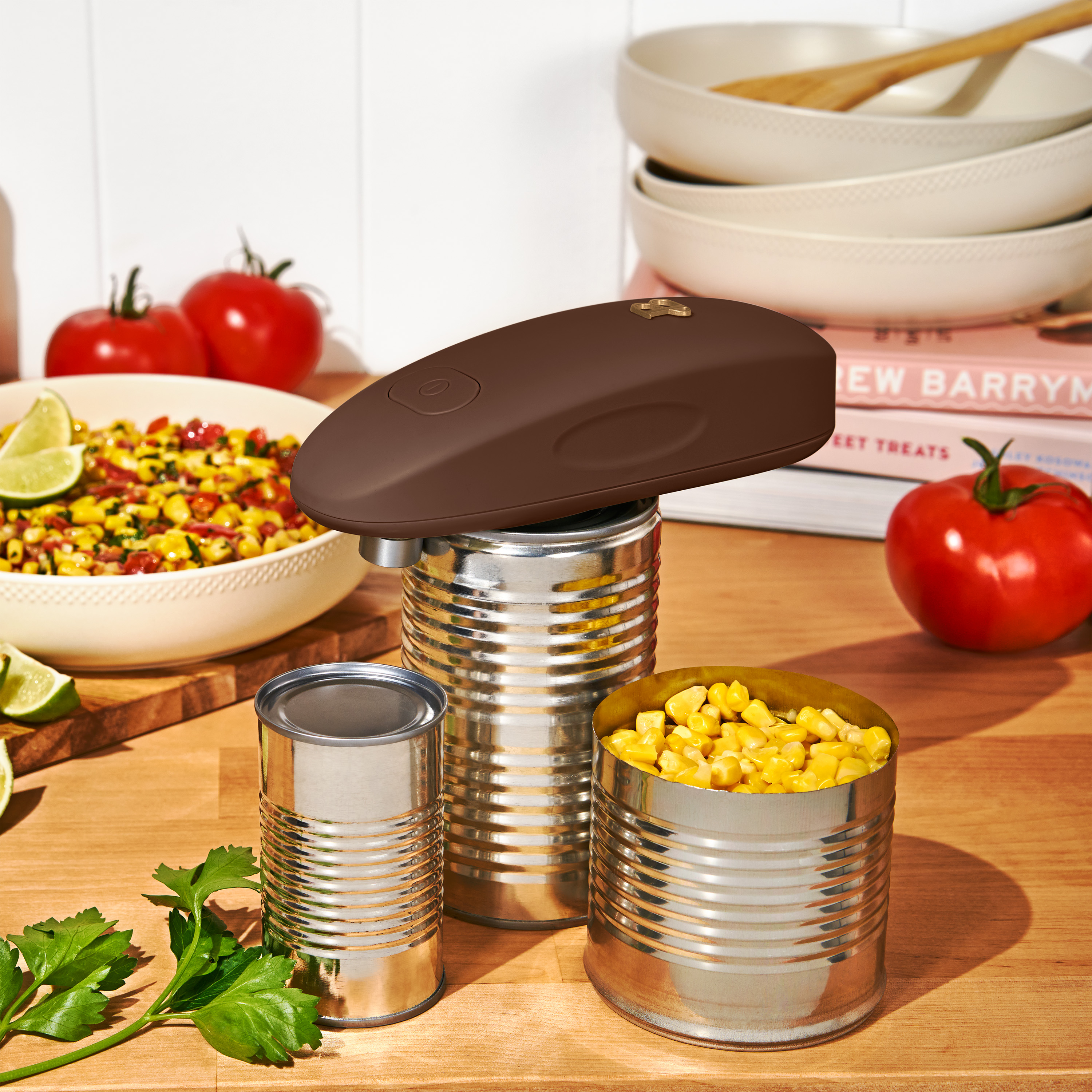Beautiful Hands-Free Automatic Electric Can Opener, Chocolate photo 7