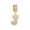 Gold Letter J, variant on PAURO Initial Pink Necklaces for Women A-Z Pendant Cubic Zirconia Stainless Steel Chain Dainty Alphabet&nbsp;Chain Vintage Letter Jewelry Gold Letter R