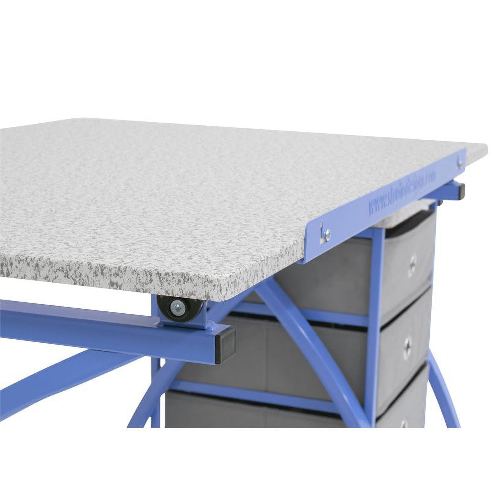 Studio Designs Comet Center Plus Drawing Table with Padded Stool 2 Piece Set (36" Wide Adjustable Top)