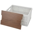 thumbnail image 4 of Folding Storage Box, Multifunctional 30L Thicken  Storage Box  For Outdoor White, 4 of 8
