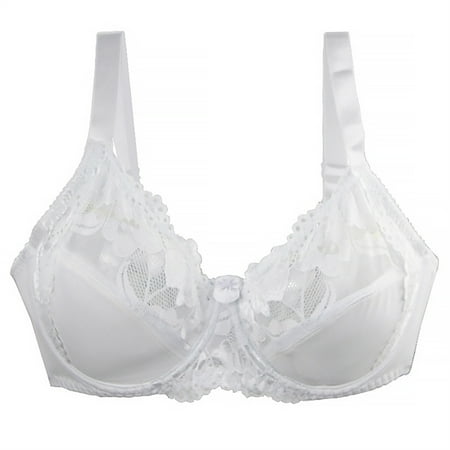 YEJIMAN Women s Underwear 36/80 38/85 40/90 42/95 44/100 46/105 BCDEF Cup Bra Sexy Lace Bra for Women Lingerie Plus Size  White Sexy Underwear For Women  Nylon Spandex Bikini Underwear For Women