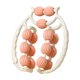 thumbnail image 4 of Masajeador de piernas con rodillo de espuma, portátil, 15 puntos de tejido profundo. Naranja, 4 of 9