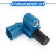 thumbnail image 5 of Sensores de posición del cigüeñal de metal y plástico negro y azul de 1 Pc para Nissan Sentra 1.6L 1995-1999, 5 of 6