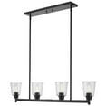 thumbnail image 1 of Z-Lite Bohin 4 Light Island Billiard in Matte Black, 1 of 1