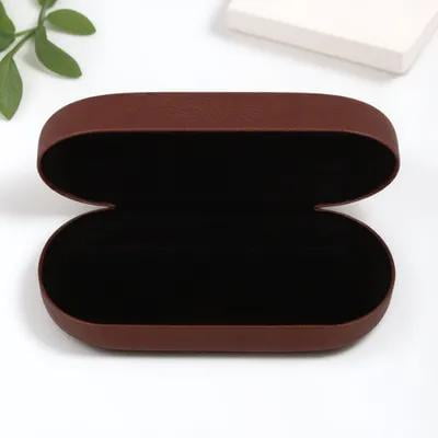 unbranded Estuche Marrón Rígido Para Gafas De Sol Espacioso Y Resistente Para Lentes