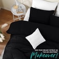 thumbnail image 4 of Juego de fundas de edredón Utopia Bedding, 3 piezas, tamaño queen, color negro, 4 of 8