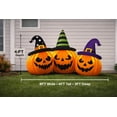 thumbnail image 4 of Firstness 6FT Halloween Inflatable,Three Pumpkins with LED Lights Outdoor Decorations, 4 of 7