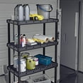 thumbnail image 5 of Gracious Living 4 Shelf Knect A Shelf Ventilated Heavy Duty Storage Unit, Black, 2 Pack, 5 of 11