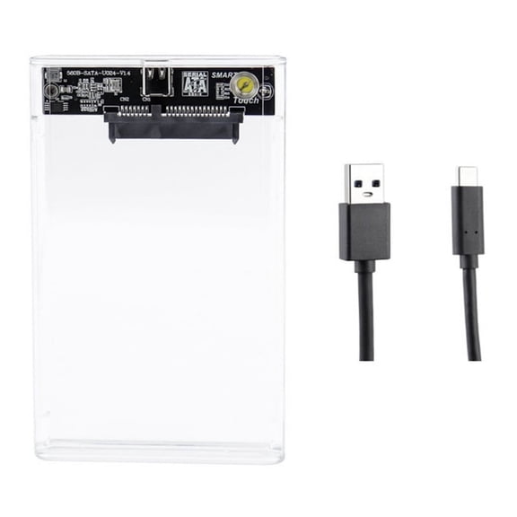 Transparent Write-Protected 2.5-Inch SATA Solid-State Mechanical Mobile Hard Drive Box 6G Master Notebook Desktop