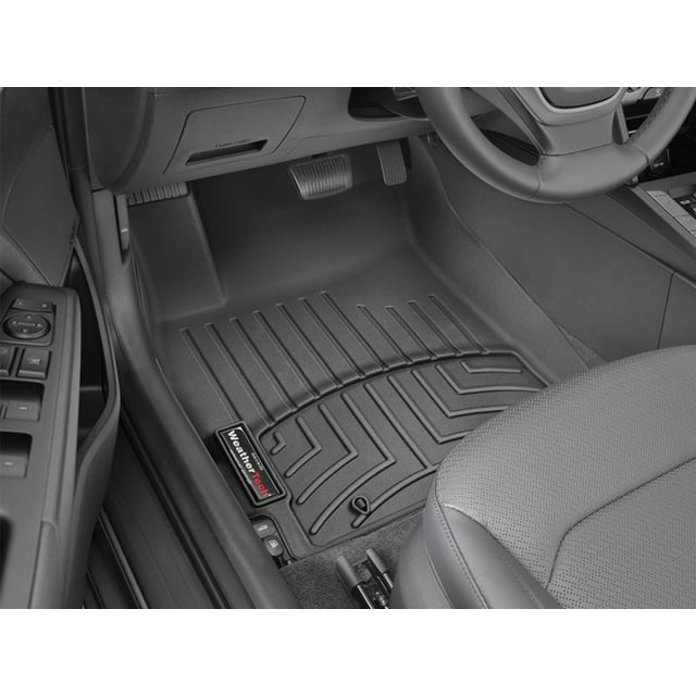 Weathertech Floor Liner 449251 FloorLiner; Molded Fit; Black; Thermoplastic Polyolefin TPO; 2 Piece