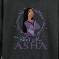 thumbnail image 3 of Disney Wish - She's My Asha - Women's Lightweight French Terry Long Sleeve Shirt, 3 of 5