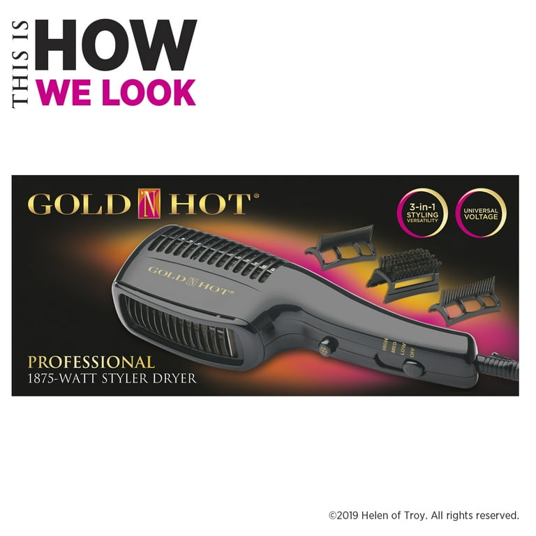 Gold N Hot Professional 1875 Watt Styler Hair Dryer