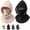Beige+black, variant on 2027 New 3 in 1 Winter Hat, Fleece DoubleLayer Integrated Hat, 3-in-1 Face & Neck Gaiter, Unisex Winter Fleece Balaclava Hood, Adjustable Windproof Designed for Cycling, Skiing and Cold
