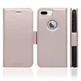 thumbnail image 2 of NAVOR - iPhone 7 Plus Detachable Magnetic Housing Wallet Case [RFID Protection] [Apple Logo Hole] [Vajio Series]- Rose Gold (IP7PVJRG), 2 of 7