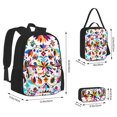 thumbnail image 2 of Balery Mexican Bright Style Mochila Escolar 3 en 1 para Niños - Mochila Resistente con Lonchera Térmica y Estuche - Mochila Escolar para Niños y Niñas, 2 of 7