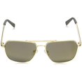 thumbnail image 2 of Nautica Men's N4637sp Polarized Rectangular Sunglasses, Matte Gold, 57 mm, 2 of 4